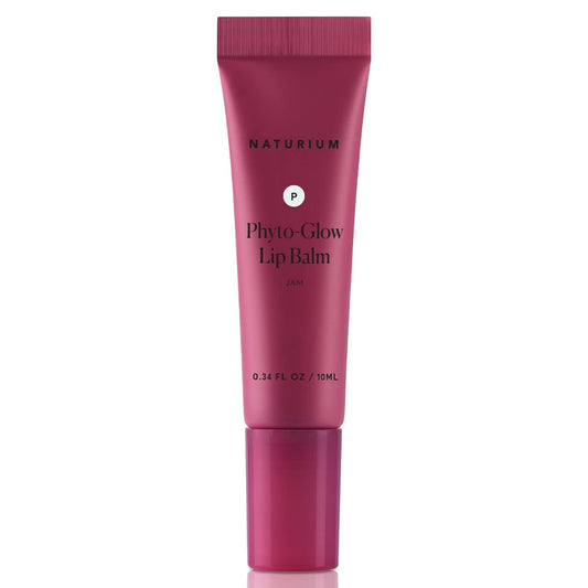 Naturium Phyto-Glow Lip Balm, Hydrating Lip Care with a Glossy Finish, 0.34 oz (Jam)