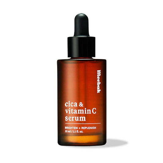 Korean Vitamin C Serum for Face, Discoloration Correcting Cica Serum for Anti-Aging, Hydrating, Dark Spot 1.1oz