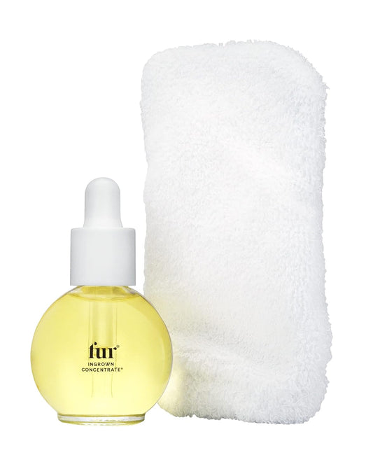 Fur Ingrown Concentrate: Exfoliating Oil Kit for your Hair and Skin to Smoothe, Soothe, and Treat Ingrown Hairs - O.5FL OZ