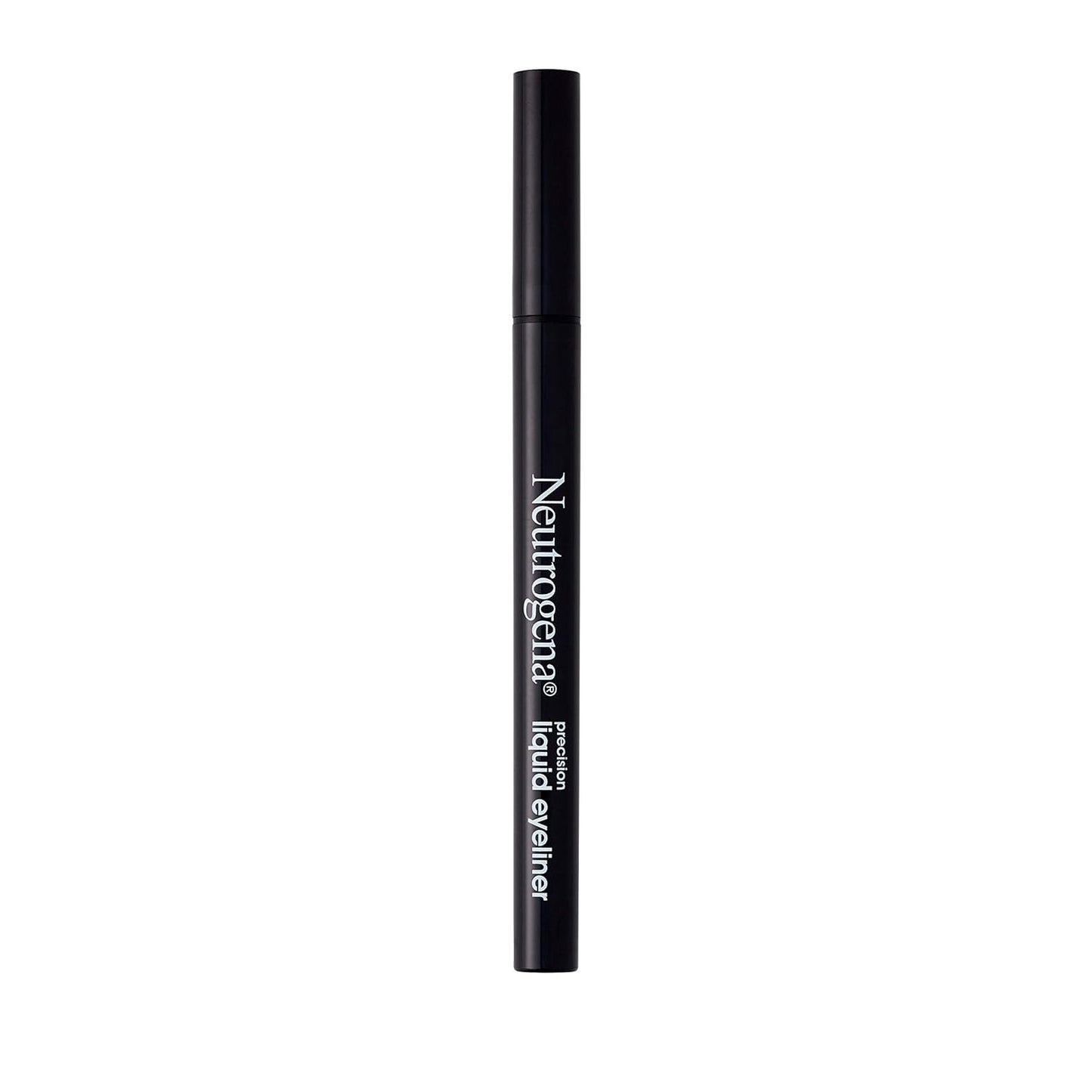 Neutrogena Precision Liquid Eyeliner with Honey & Coconut, Hypoallergenic, Smudge- & Water-Resistant Eyeliner Makeup for Precise Application, Jet Black, 0.013 fl. oz
