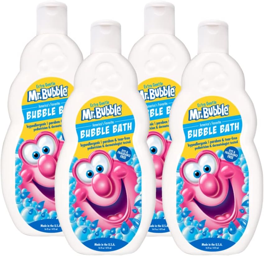 Mr Bubble Bubble Bath Extra Gentle (Pack of 4)