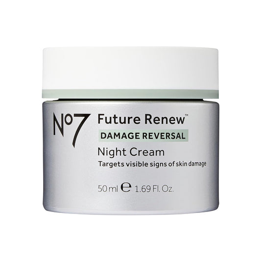 No7 Night Cream with Hyaluronic Acid - Dermatologist-Approved for Aging, Damaged, Sensitive Skin