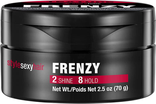 SexyHair Style Frenzy Matte Texturizing Paste | Fullness, Texture and Definition | Helps Create Bulk | Semi-Matte