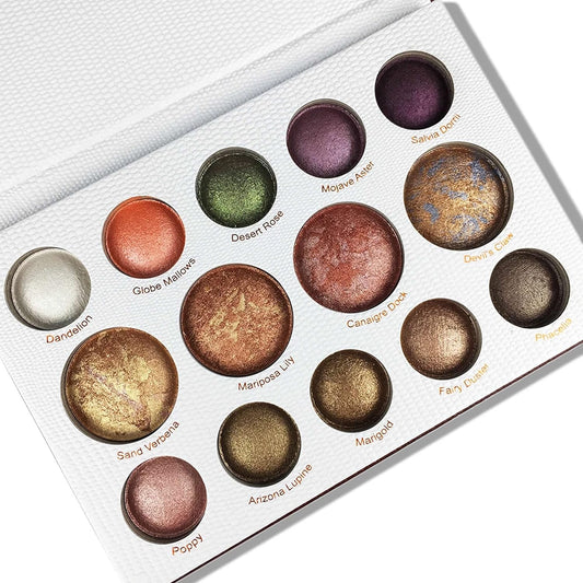 Ver Beauty Beautifol Desert Rose 14 Colors Bakes Eyeshadow/Bronzer Makeup Palette