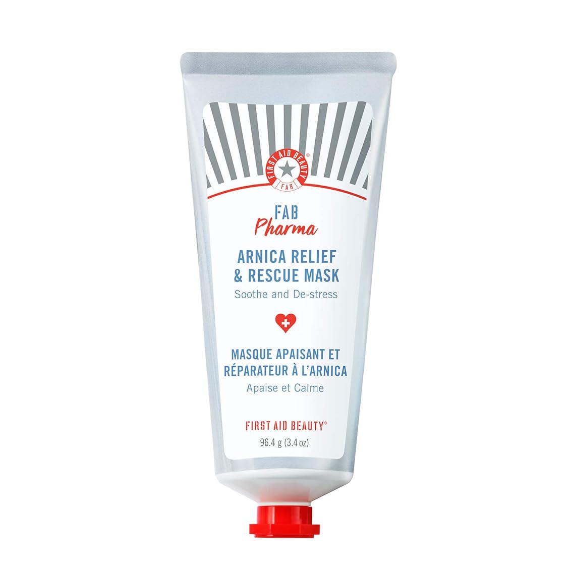 First Aid Beauty FAB Pharma Arnica Relief & Rescue Mask Ð Soothing Leave-On Face Mask for Dry Skin - 3.4 oz.