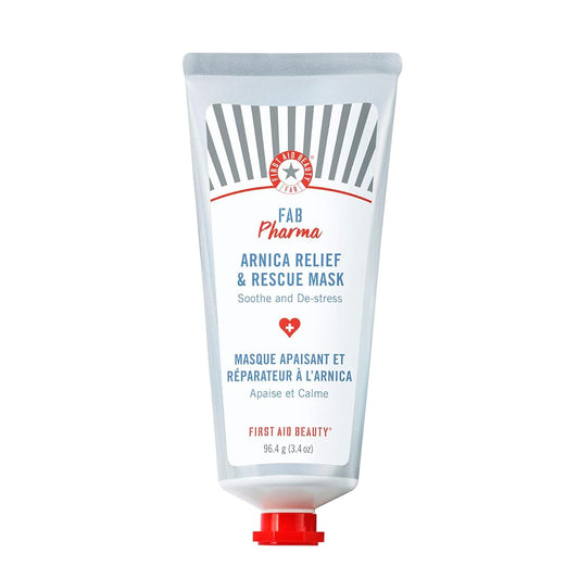 First Aid Beauty FAB Pharma Arnica Relief & Rescue Mask Ð Soothing Leave-On Face Mask for Dry Skin - 3.4 oz.