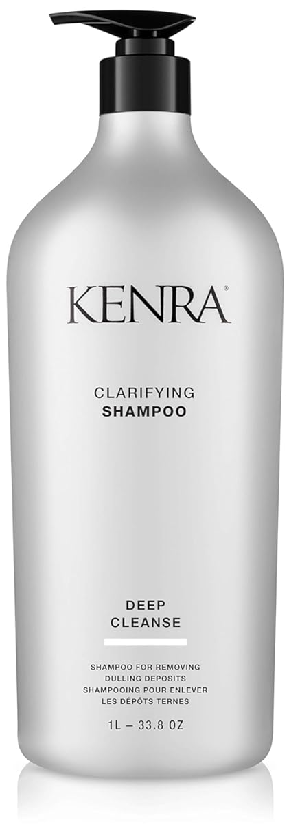 Kenra Clarifying Shampoo | Deep Cleansing | Color-Safe Formula | Removes Dulling Deposits & Product Build Up | Brightens Highlighted, Bleached, or Gray Hair | All Hair Types | 33.8 fl. Oz
