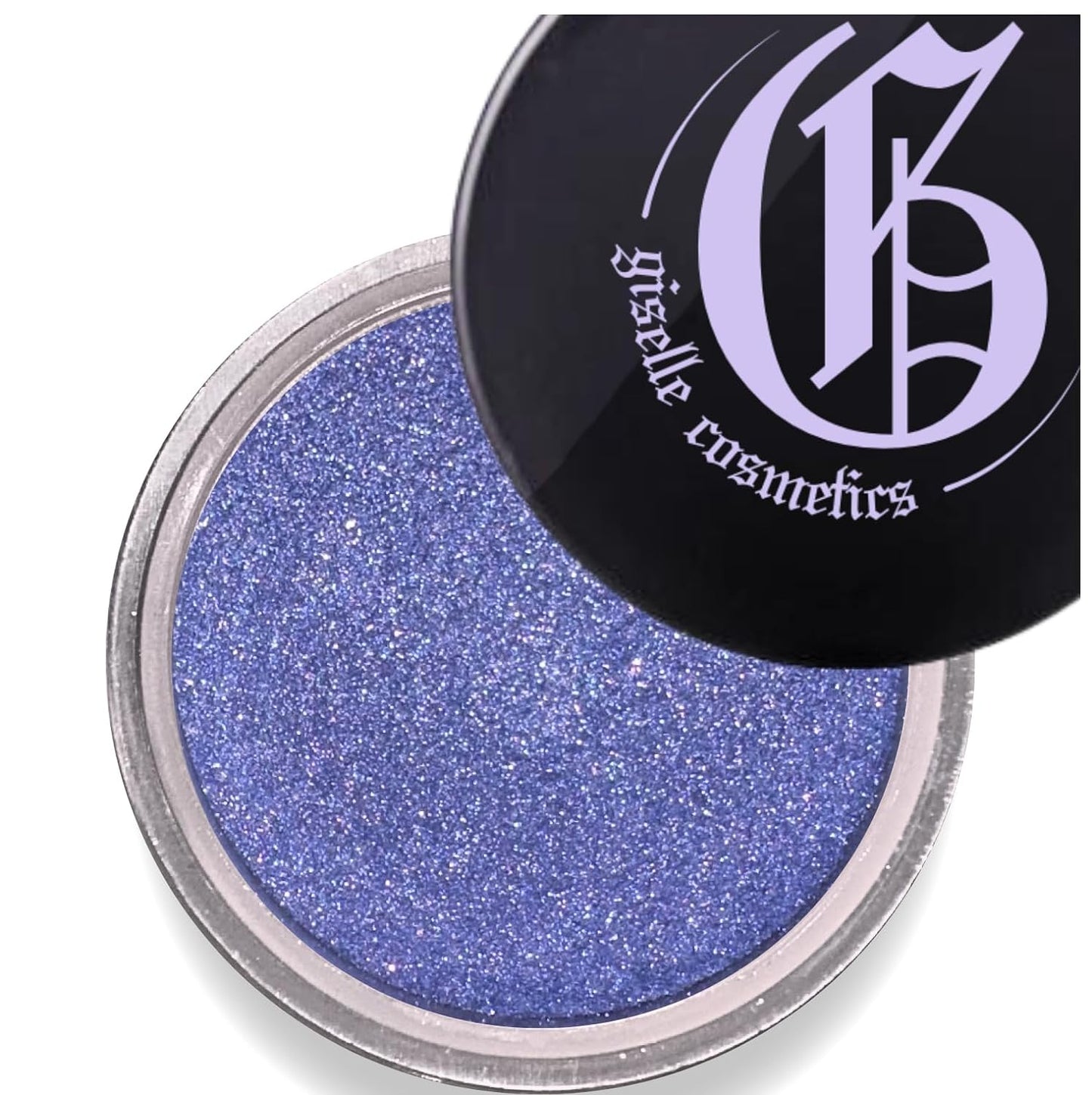 Giselle Cosmetics Blue Purple Eyeshadow Palette - Mineral Matte Makeup for Teens & Women, Highlighter Makeup Pearls, Organic Non-Toxic, Natural & Sparkly