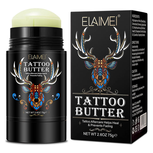 Tattoo Cream, Tattoo Balm, Protects New Tattoos and Rejuvenates Older Tattoos, Daily Tattoo Healing Brightener