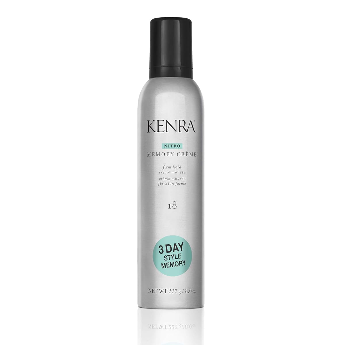 Kenra Nitro Memory Cr�me 18 | Firm Hold Cr�me Mousse | 3 Day Style Memory | 1st Nitrogen Cr�me Mousse | No Stick Application | All Hair Types