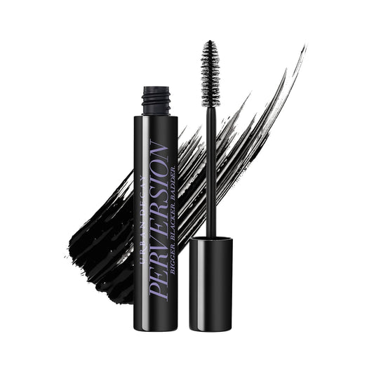 Urban Decay Perversion Volumizing Mascara - Lengthening + Lifting Eye Makeup - for Bold, Buildable, False-Lash Look - with Proteins & Amino Acids to Support Eyelash Growth Ð Intense Black