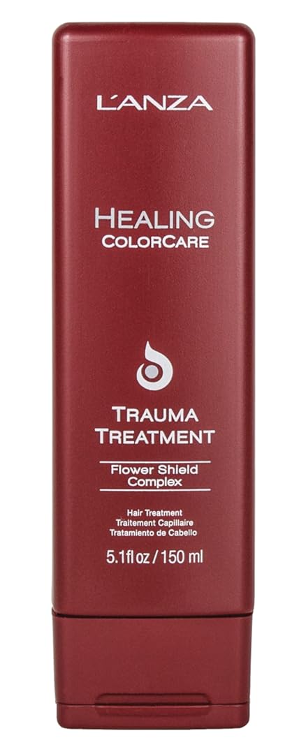 L'ANZA Healing ColorCare Trauma Treatment, Leave-in Bleach Damage Reconstructor, Refreshes, Repairs and Extends Color Longevity, With Triple UV and Heat Protection