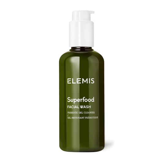 ELEMIS Superfood Facial Wash | Revitalizing Daily Prebiotic Gel Wash Gently Cleanses, Nourishes, and Balances Skin for a Fresh, Glowing Complexion