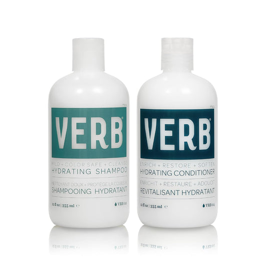 Verb Hydrating Shampoo & Conditioner Duo Ð Vegan Shampoo and Conditioner Set ÐMoisturizing Argan Oil Shampoo and Conditioner - No Harmful Sulfates