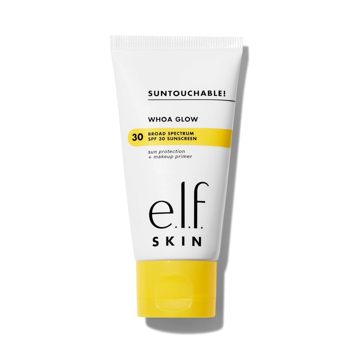 e.l.f. SKIN Suntouchable! Whoa Glow SPF 30, Lightweight Sunscreen & Makeup Primer For A Glowy Finish, Infused w/Hyaluronic Acid, Vegan & Cruelty-Free