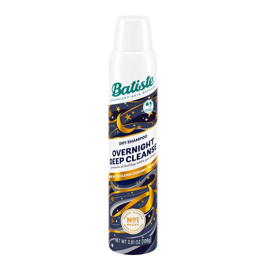Batiste Overnight Deep Cleanse Dry Shampoo 3.81oz.- Wake up to beautiful hair by preventing oil build-up
