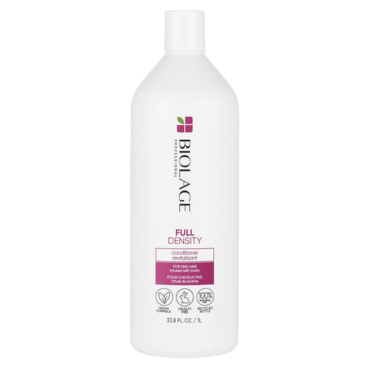 Biolage Full Density Thickening Conditioner | Moisturizes & Adds Fullness | With Biotin | For Thin & Fine Hair Types | Vegan | Cruelty-Free