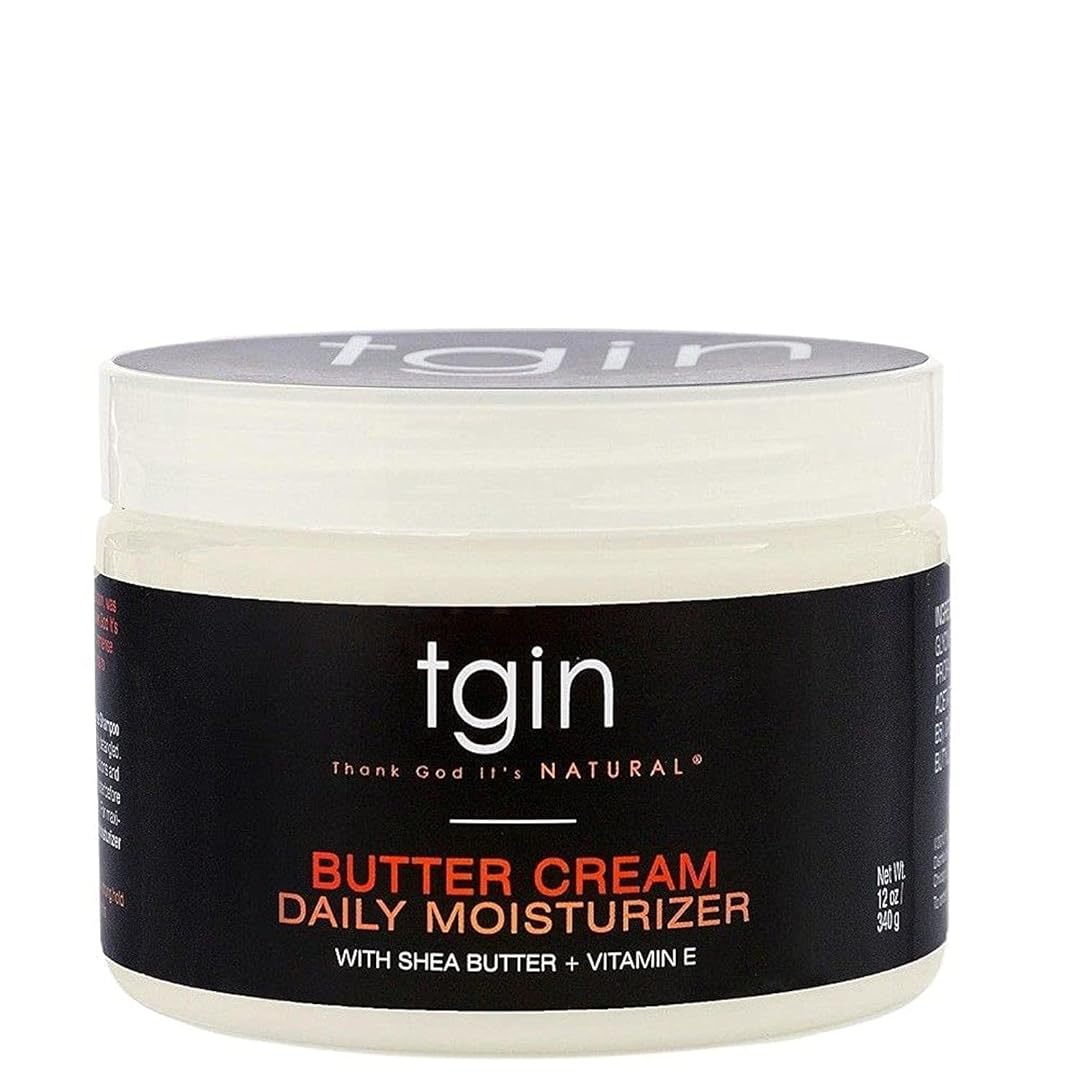 tgin Butter Cream Daily Moisturizer For Natural Hair - Dry Hair - Curly Hair - 12 Oz