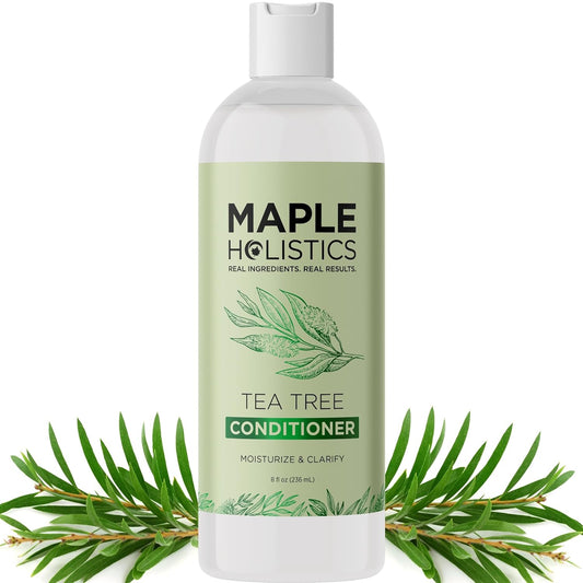 Tea Tree Conditioner for Dry Hair - Tea Tree Oil Conditioner for Oily Hair and Sulfate Free Conditioner for Dry Hair - Cleansing Conditioner and Tea Tree Dry Scalp Care with Tea Tree Oil for Hair