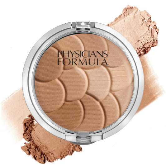 Physicians Formula Magic Mosaic Multi-Colored Bronzer, Highlighting, Contour Powder, Warm Beige/Light Bronzer, Dermatologist Tested, Clinicially Tested