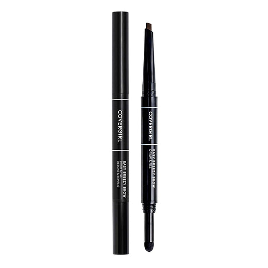 COVERGIRL - Easy Breezy Brow Draw & Fill, easy shaping & defining your brows, retractable pencil, sets in place, 100% Cruelty-Free