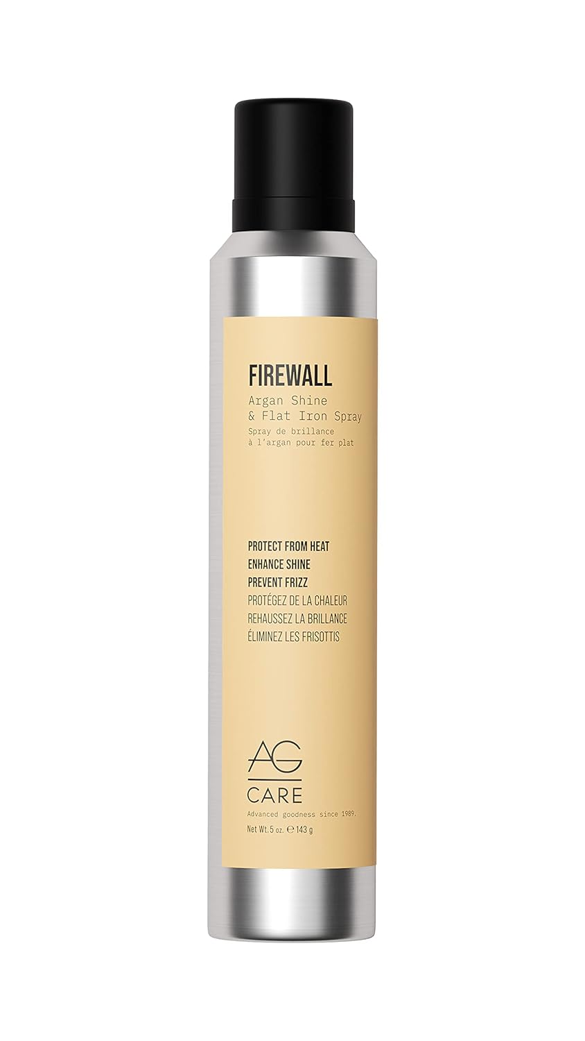 AG Care Firewall Argan Shine & Flat Iron Spray, 5 Oz
