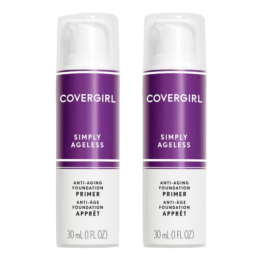 Covergirl Simply Ageless Oil Free Make Up Primer, Pack of 2