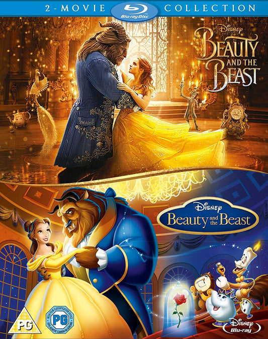 Beauty & The Beast Live Action/Animated Doublepack [Blu-ray] [2017]