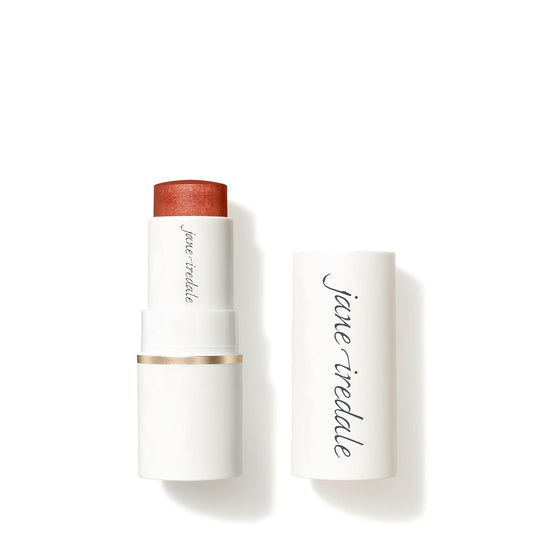 jane iredale Glow Time Blush Stick | Creamy Multitasking Makeup with Skin Nourishing Ingredients | Non-Comedogenic, Vegan & Cruelty-Free | 5 Shades