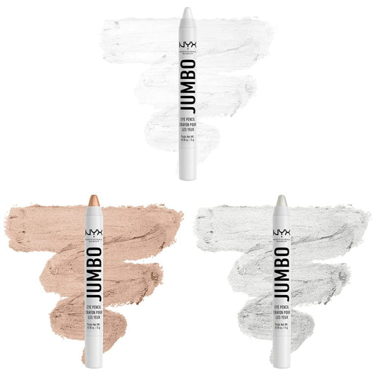 NYX PROFESSIONAL MAKEUP Jumbo Eye Pencil, Eyeshadow & Eyeliner Pencil-Milk & Jumbo Eye Pencil, Eyeshadow & Eyeliner Pencil-Frosting & Jumbo Eye Pencil, Eyeshadow & Eyeliner Pencil Cottage Cheese