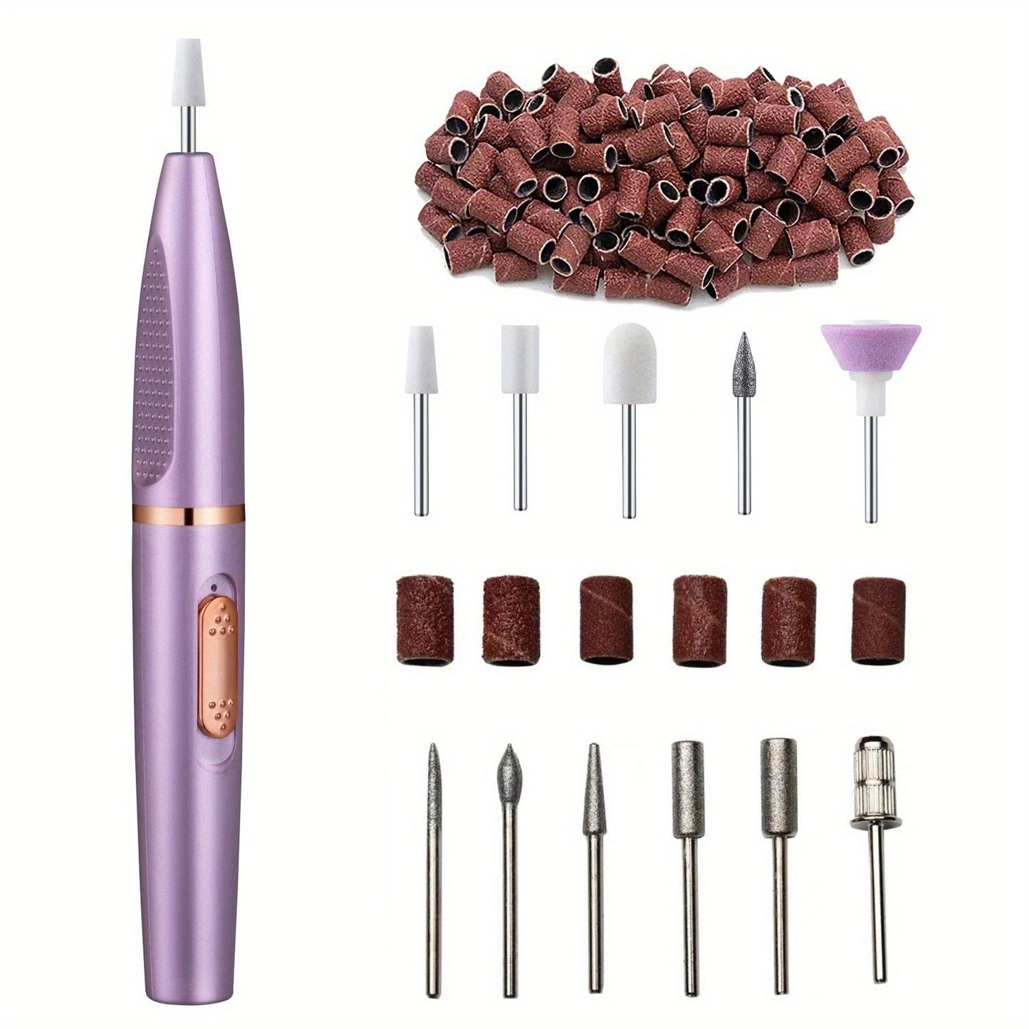 Smooth and Shine Your Nails with This Electric Nail Grinder and Manicure Pen Set!