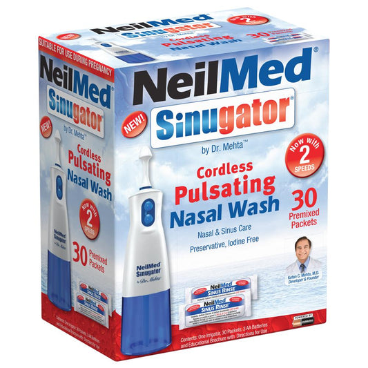 NEILMED Sinugator Device & 30 Sachets