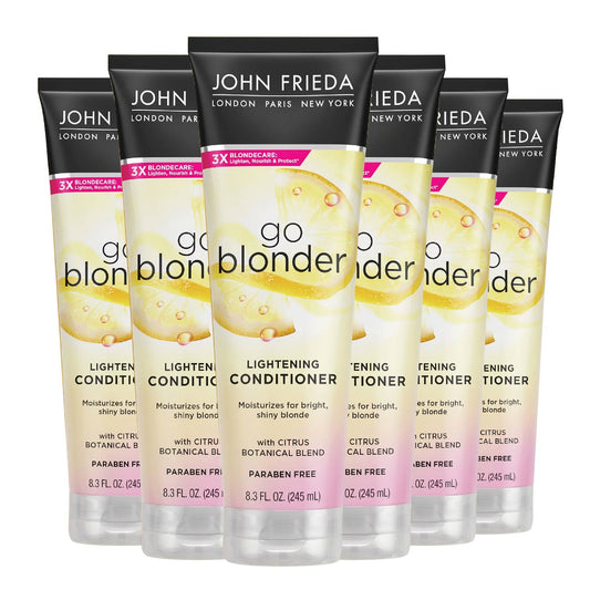 John Frieda - Sheer Blonde, Go Blonder, Lightening Conditioner - 8.3 Oz - 6 Pack