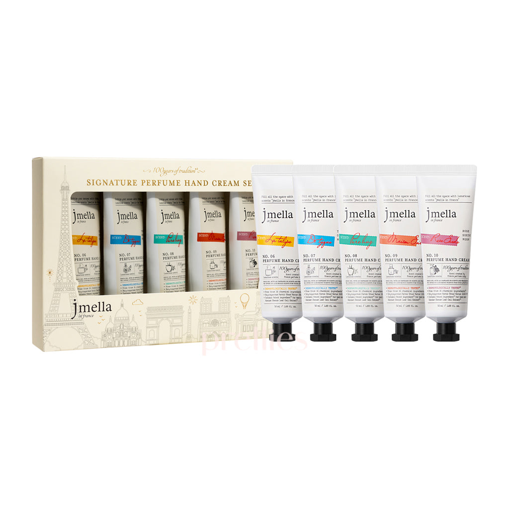 jmella Signature Perfume Hand Cream Set (50ml x 5pcs)/set