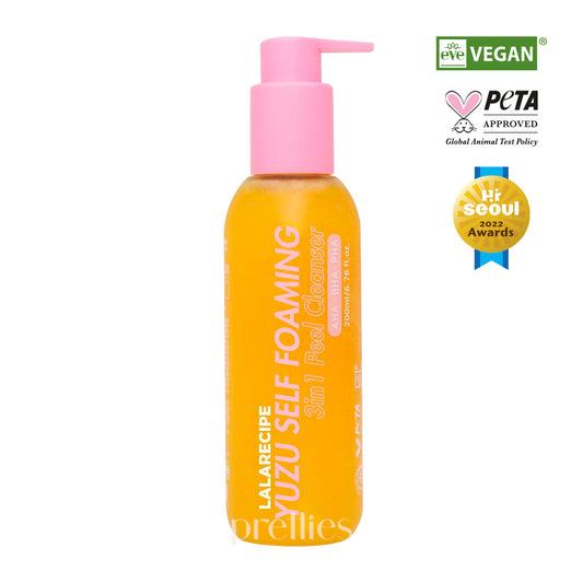 LALARECIPE Yuzu Self Foaming 3in1 Peel Cleanser 200ml