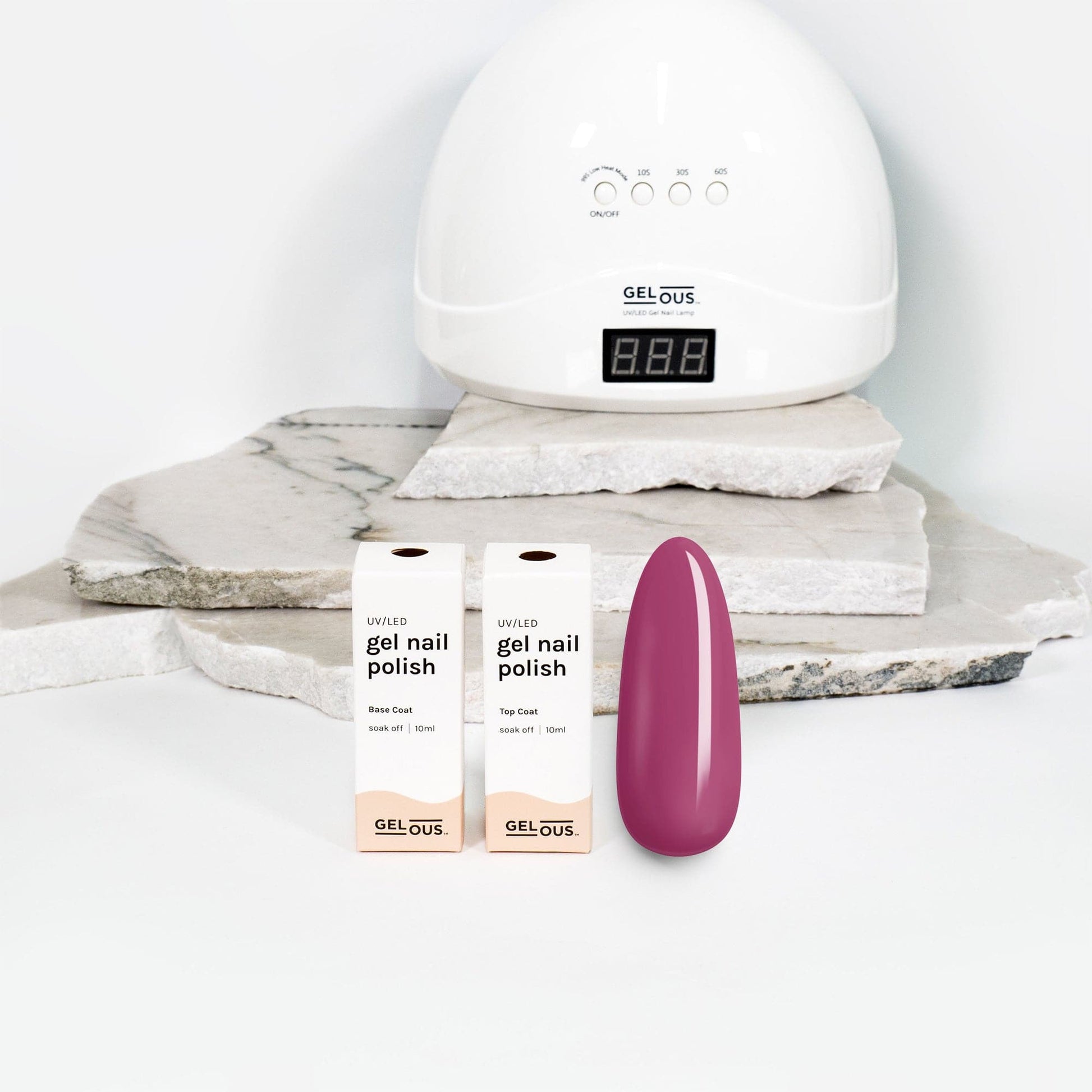 Gelous gel nail polish Berry Crush Basic Pack - photographed in New Zealand