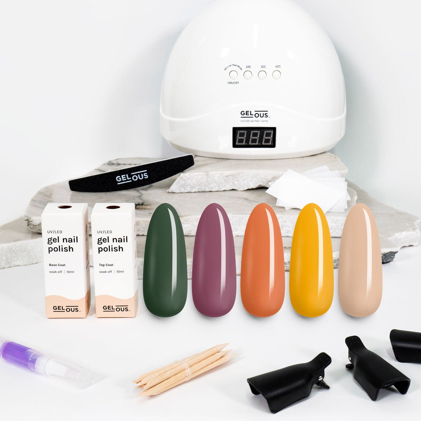 Gelous gel nail polish Fall Polish Starter Pack - photographed in New Zealand