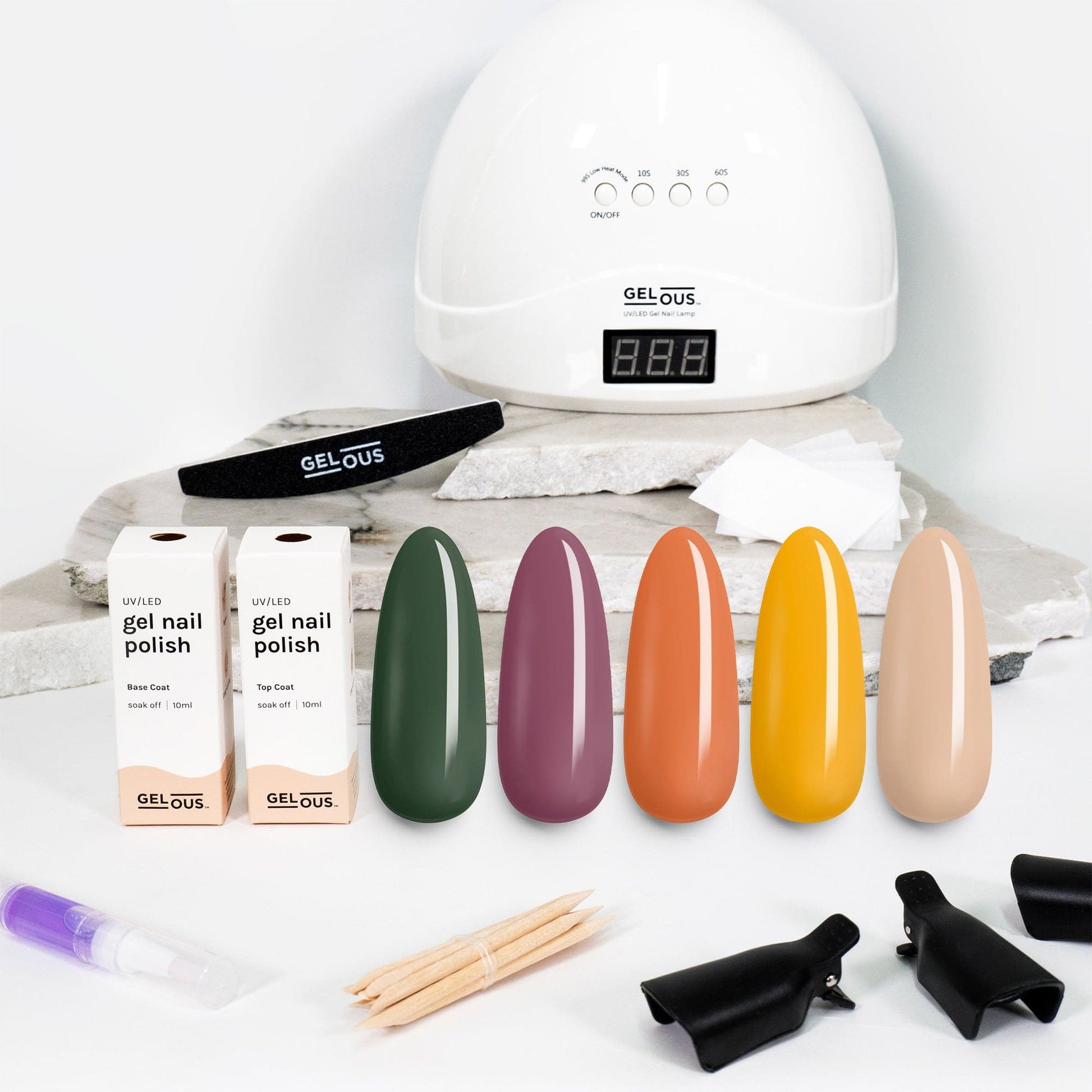 Gelous gel nail polish Fall Polish Starter Pack - photographed in New Zealand