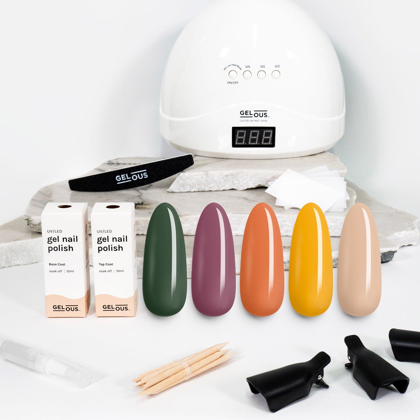 Gelous gel nail polish Fall Polish Starter Pack - photographed in New Zealand