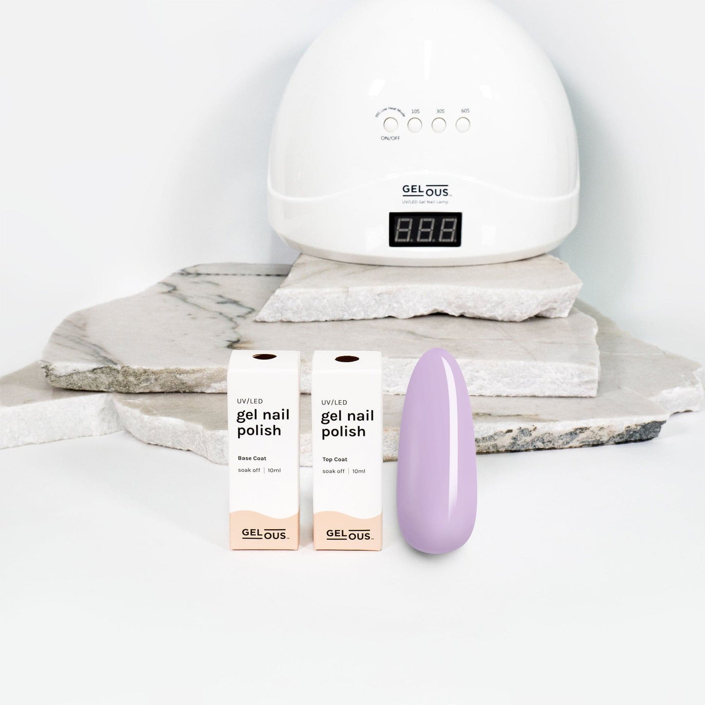 Gelous gel nail polish Lilacs in the Spring Basic Pack - photographed in New Zealand