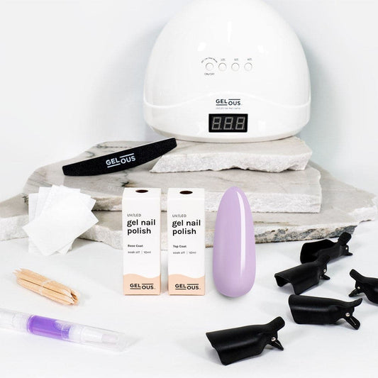Gelous gel nail polish Lilacs in the Spring Starter Pack - photographed in New Zealand