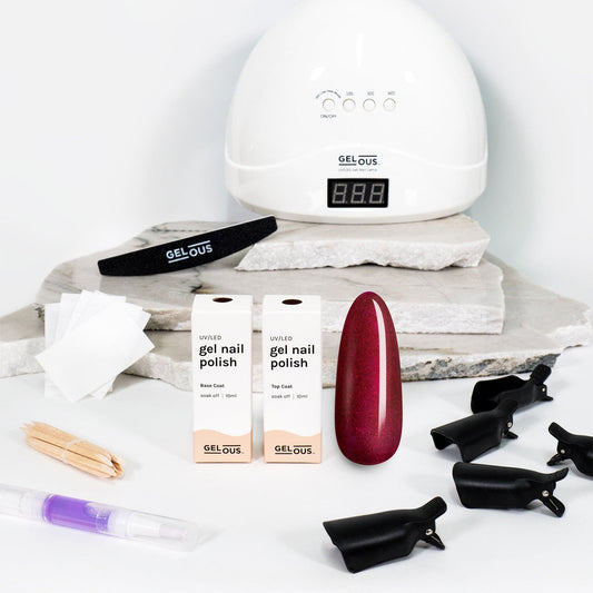 Gelous gel nail polish Murder on the Dancefloor Starter Pack - photographed in New Zealand