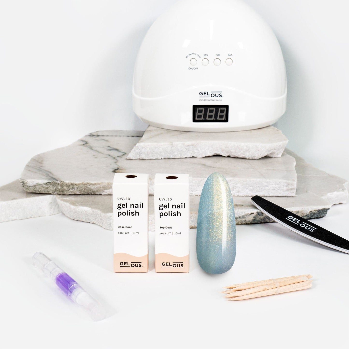 Gelous gel nail polish Oasis Essentials Pack - photographed in New Zealand