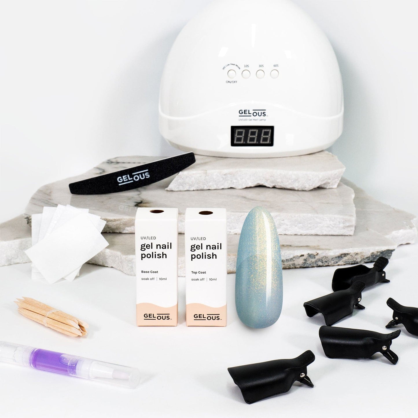 Gelous gel nail polish Oasis Starter Pack - photographed in New Zealand