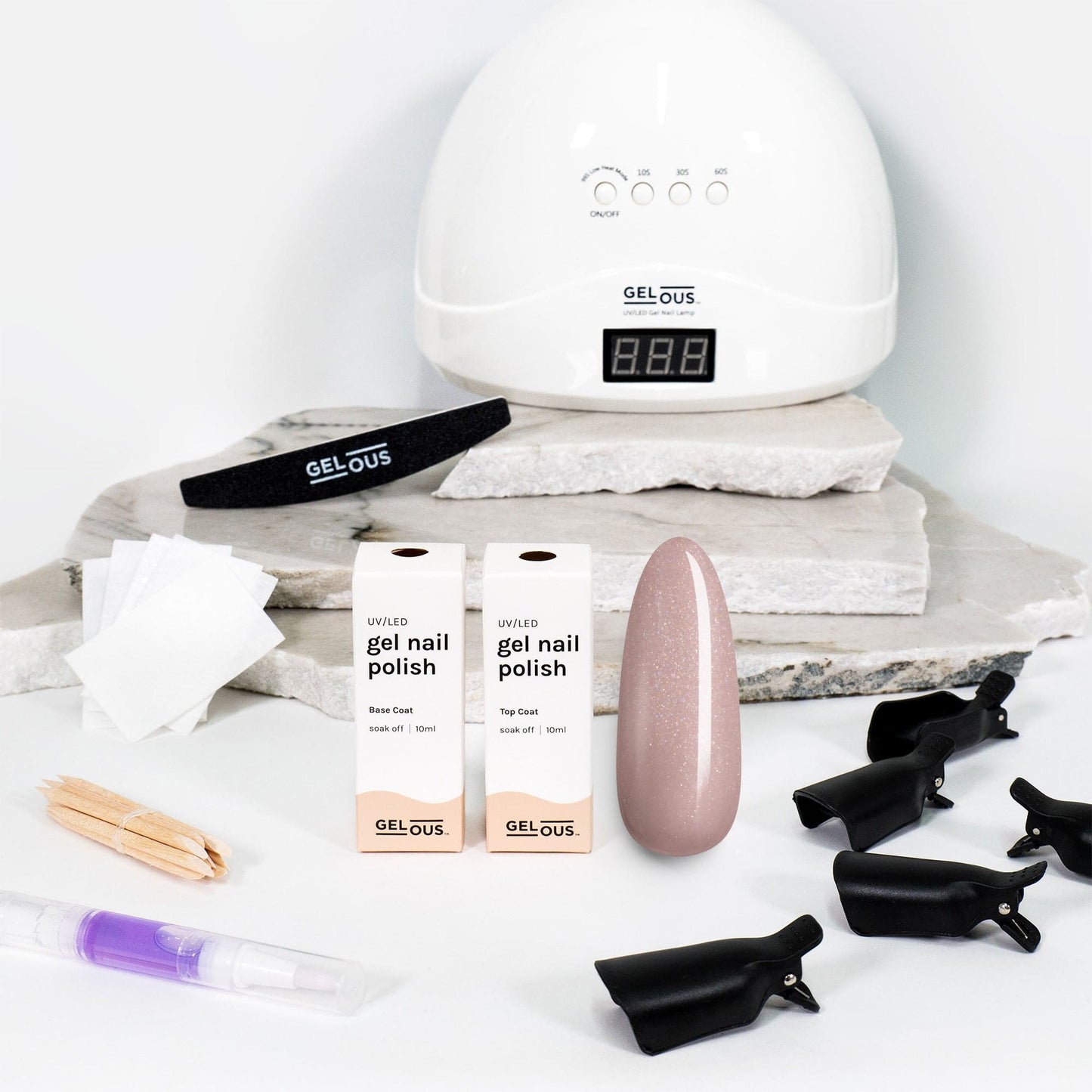 Gelous gel nail polish Tutu Starter Pack - photographed in New Zealand