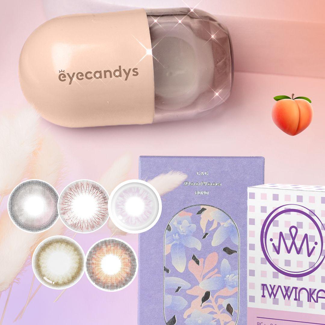 Peach Fuzz Bundle (5 Pairs) Color Contact Lens - EyeCandys