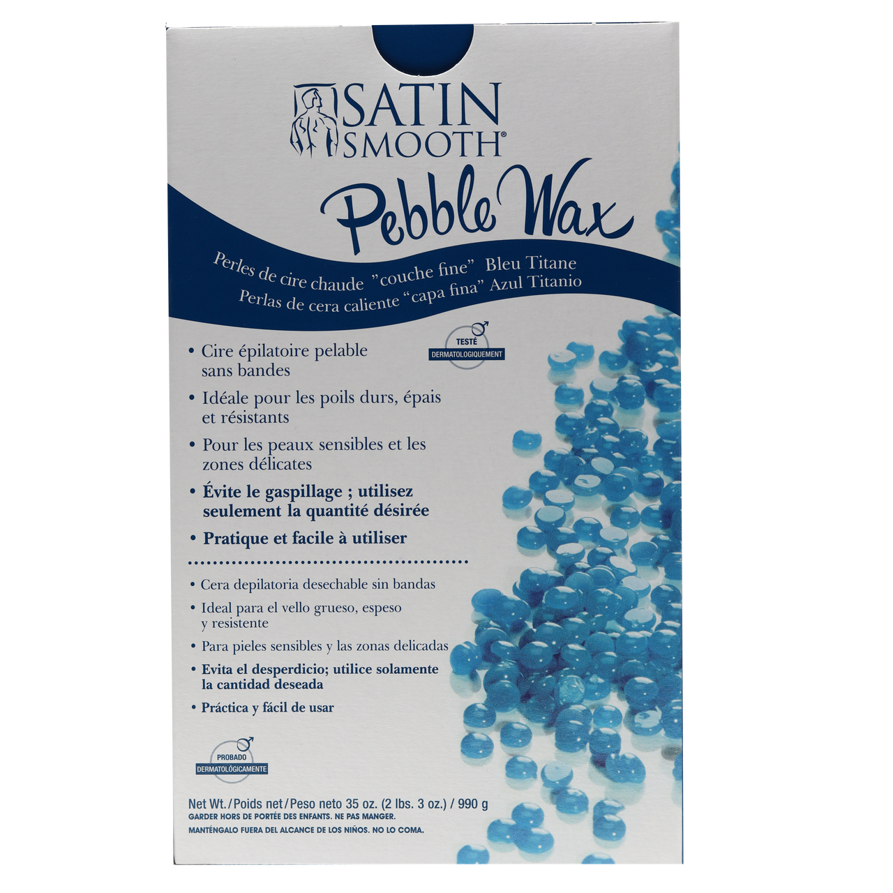 Satin Smooth Pebble Wax lbs.