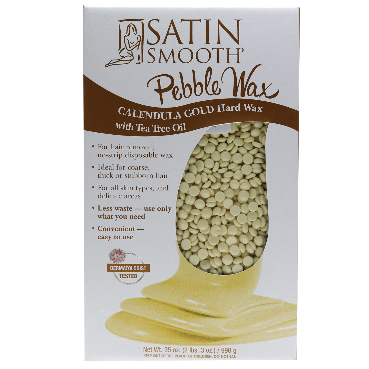 Satin Smooth Pebble Wax lbs.