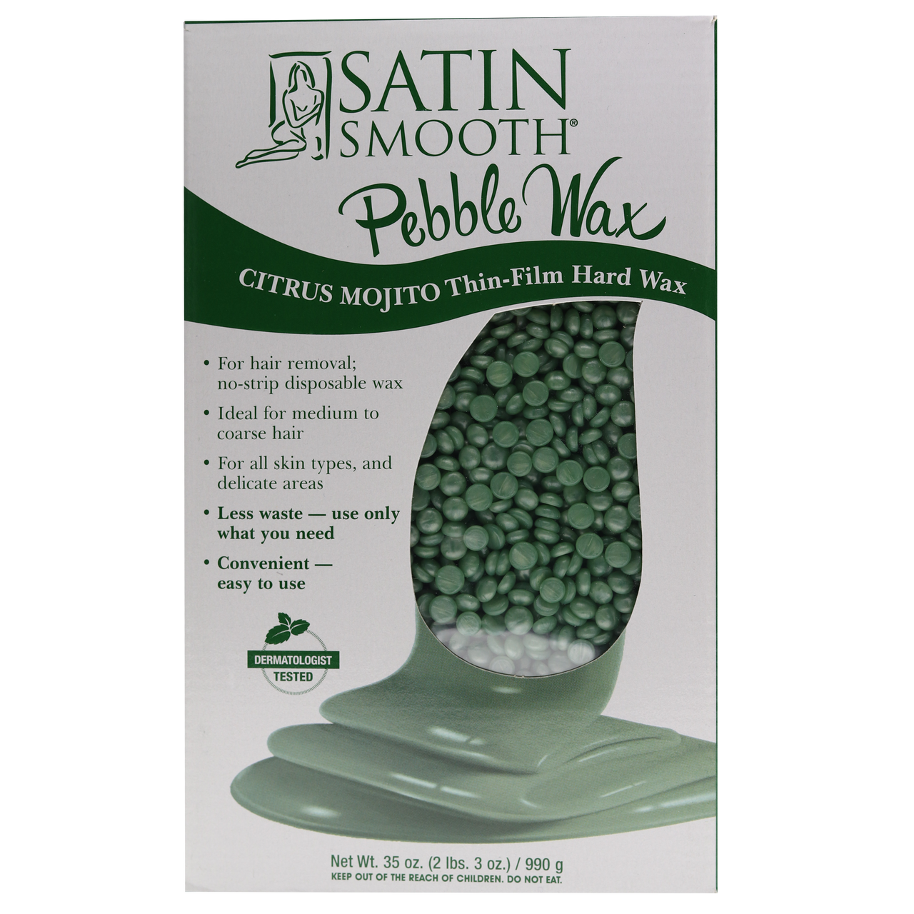 Satin Smooth Pebble Wax lbs.