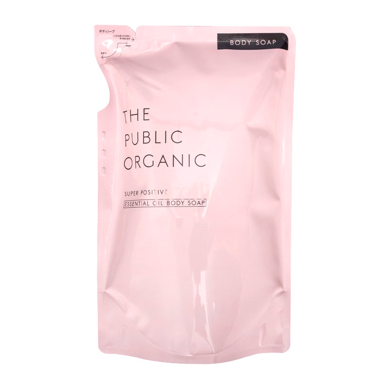 THE PUBLIC ORGANIC Super Positive Essential Oil Body Soap (Frankincense & Ylang-ylang) (Refill) 400ml